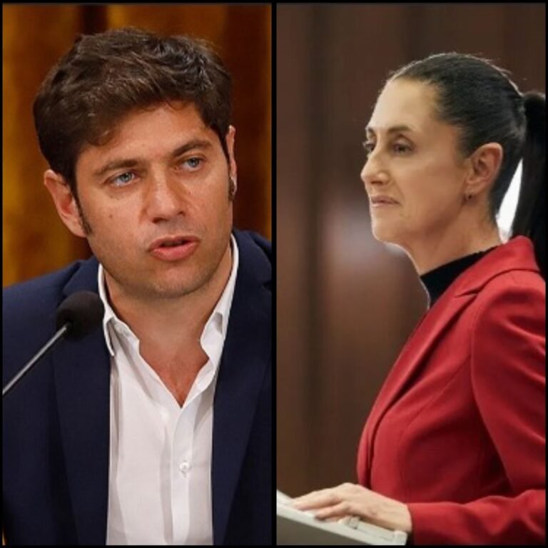 Axel Kicillof fue invitado a la asunción de Claudia Sheinbaum, la nueva presidenta de México