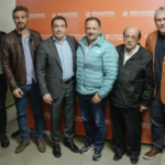 Una foto que calienta la interna del PJ,Mussi, Watson, Ferraresi juntos.
