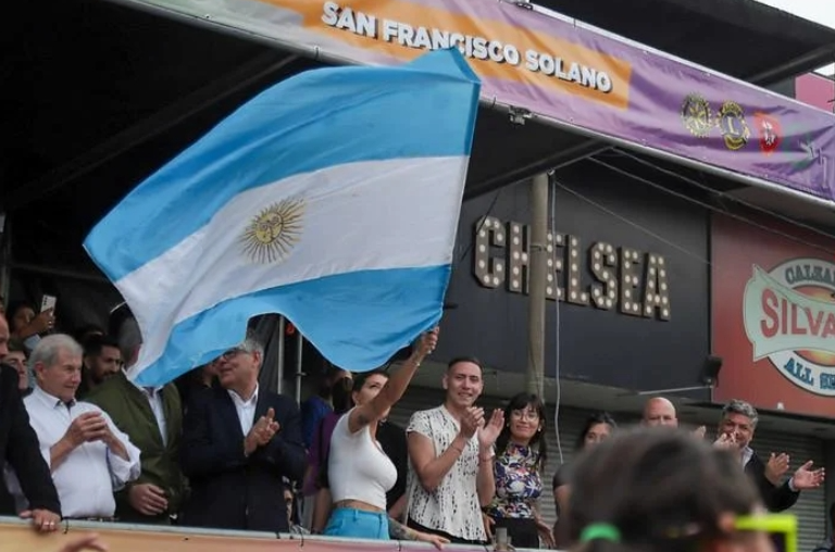 Mayra Mendoza estuvo presente en los festejos por el 75° Aniversario de San Francisco Solano
