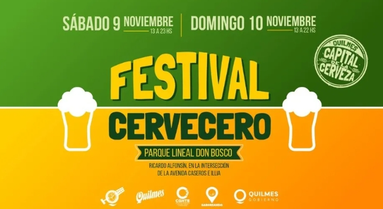 Parque Lineal Don Bosco,llega el «Festival Cervecero»: dónde se realizará