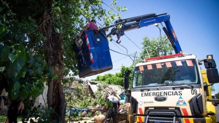 Operativo de limpieza por los destrozos del temporal: dónde y qué trabajos se hicieron