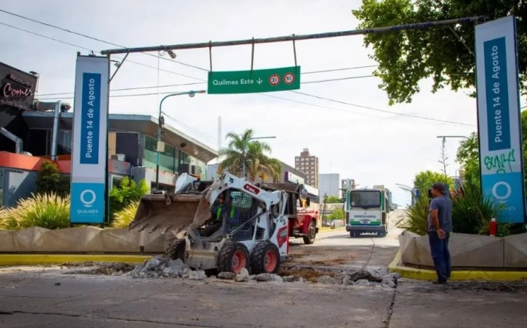 En marcha el Plan de Bacheo con hormigón en calles y avenidas