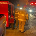 Incendio en la línea 266 se incendiaron tres colectivos en Bernal Oeste