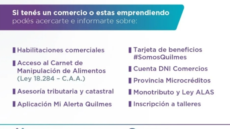 Lanzan los operativos «Impulsar Quilmes»: los detalles