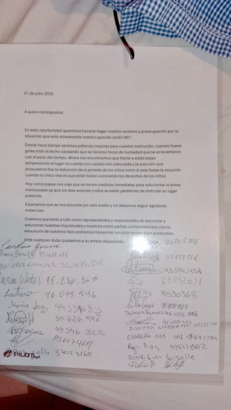 FRIO,ABANDONO Y SILENCIO:NOSOTROS ESTUVIMOS,EL CONSEJO ESCOLAR NO